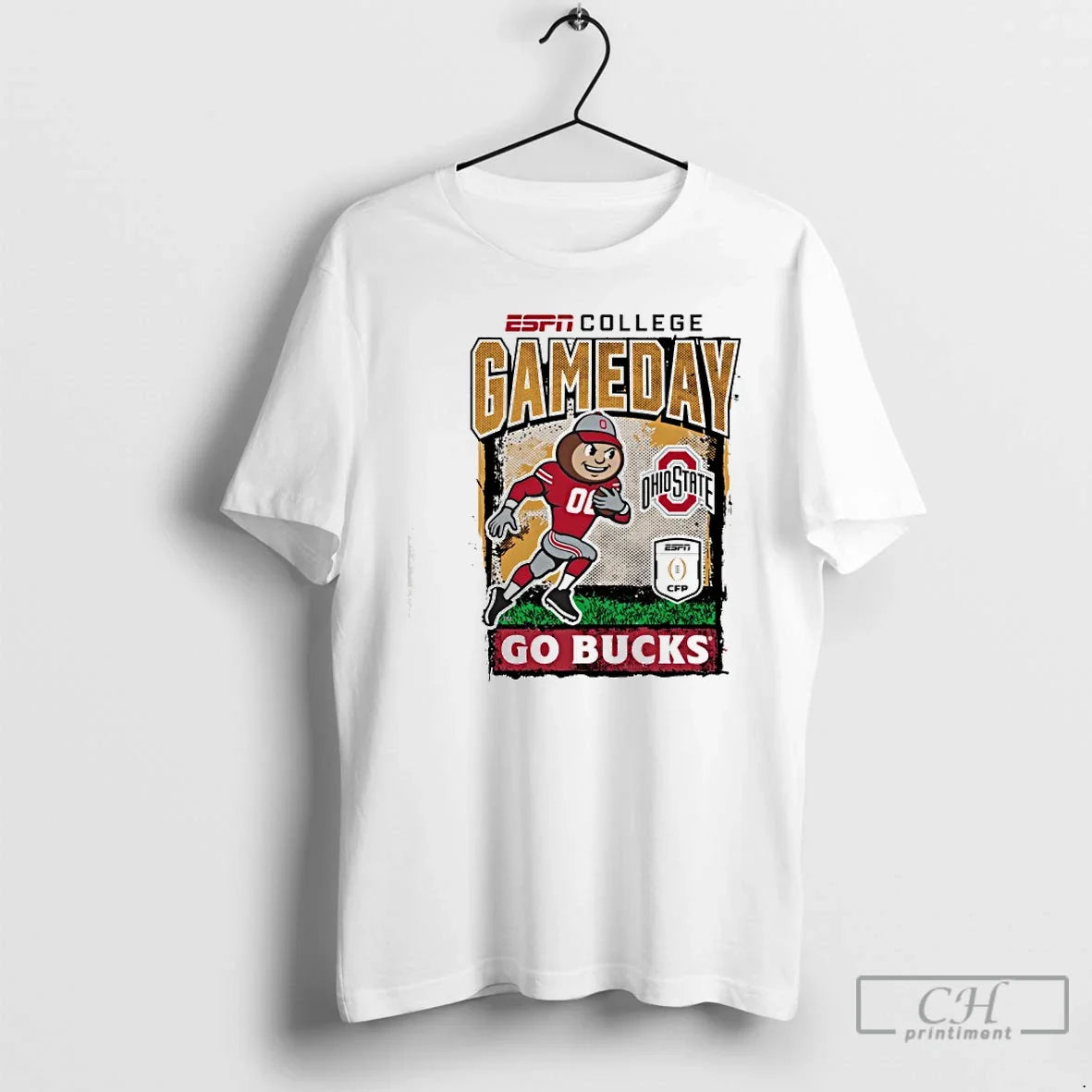 Ohio State Mascot Espn College Gameday 2025 2026 College Football Playoff T-Shirts, Hoodie, Sweatshirt - T-Shirt, Sweatshirt, Hoodie