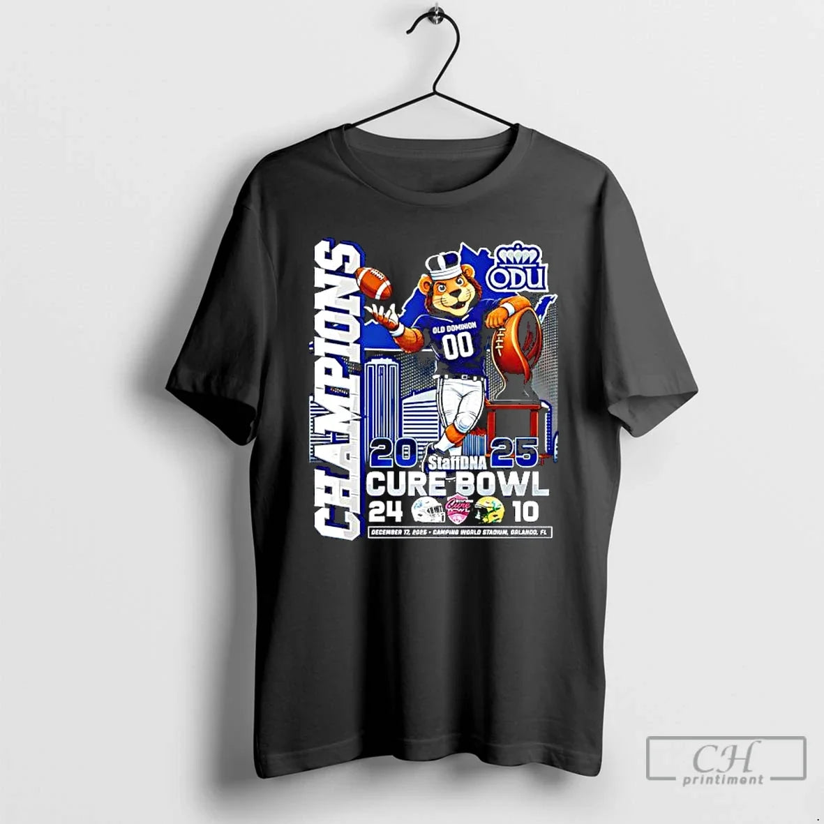 Old Dominion University Odu 2025 Cure Bowl Camping World Stadium Fl T-Shirts, Hoodie, Sweatshirt - T-Shirt, Sweatshirt, Hoodie