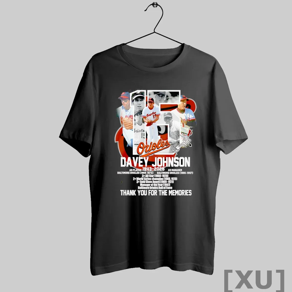 Orioles Davey Johnson 1943 2025 Thank You Memories T-Shirts, Hoodie, Sweatshirt - T-Shirt, Sweatshirt, Hoodie