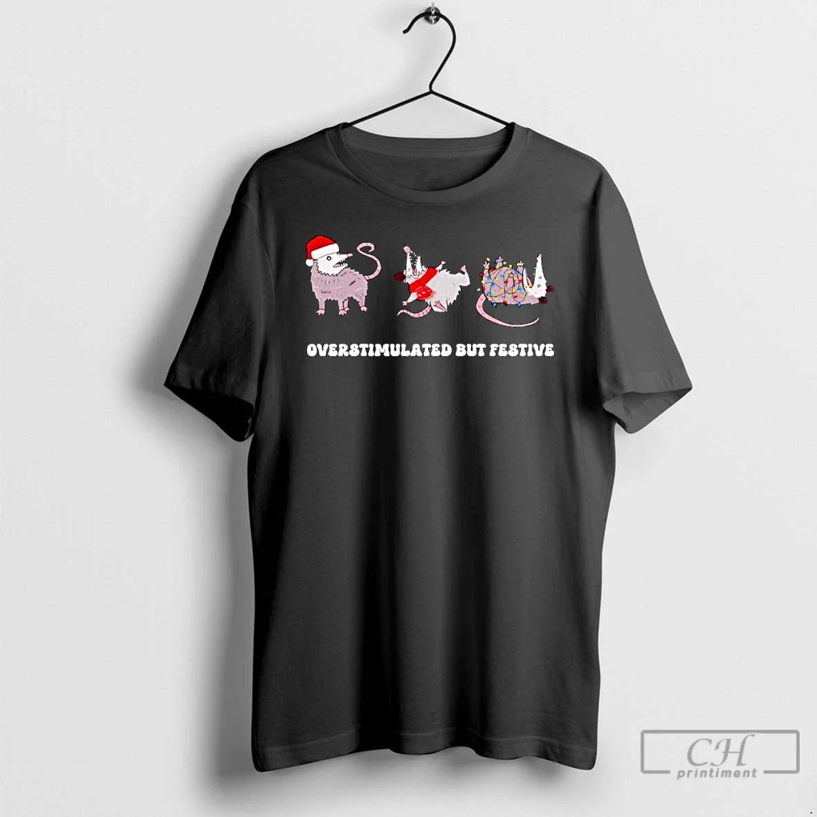 Overstimulated But Festive Ornaments T-Shirts, Hoodie, Sweatshirt - T-Shirt, Sweatshirt, Hoodie