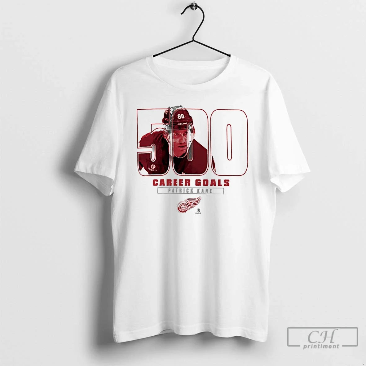 Patrick Kane Detroit Red Wings 500 Career Goals Milestone T-Shirts, Hoodie, Sweatshirt - T-Shirt, Sweatshirt, Hoodie