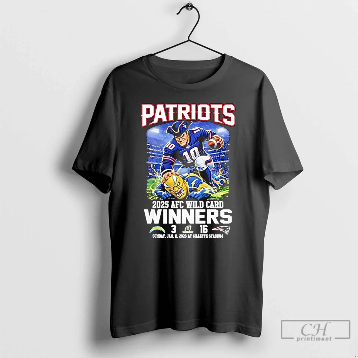 Patriots 2025 Afc Wild Card Winners T-Shirts, Hoodie, Sweatshirt - T-Shirt, Sweatshirt, Hoodie