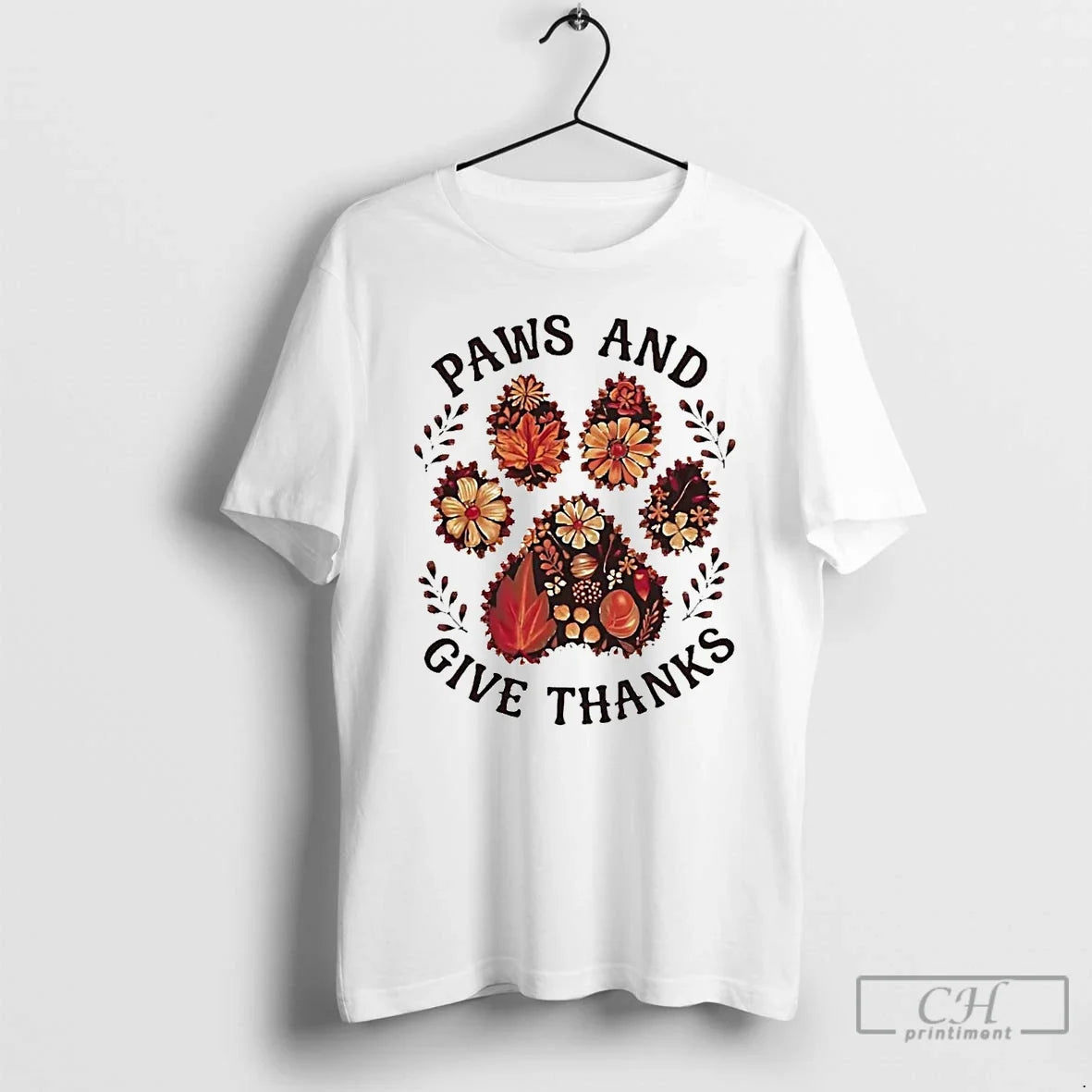 Paws Give Thanks Thanksgiving T-Shirts, Hoodie, Sweatshirt - T-Shirt, Sweatshirt, Hoodie