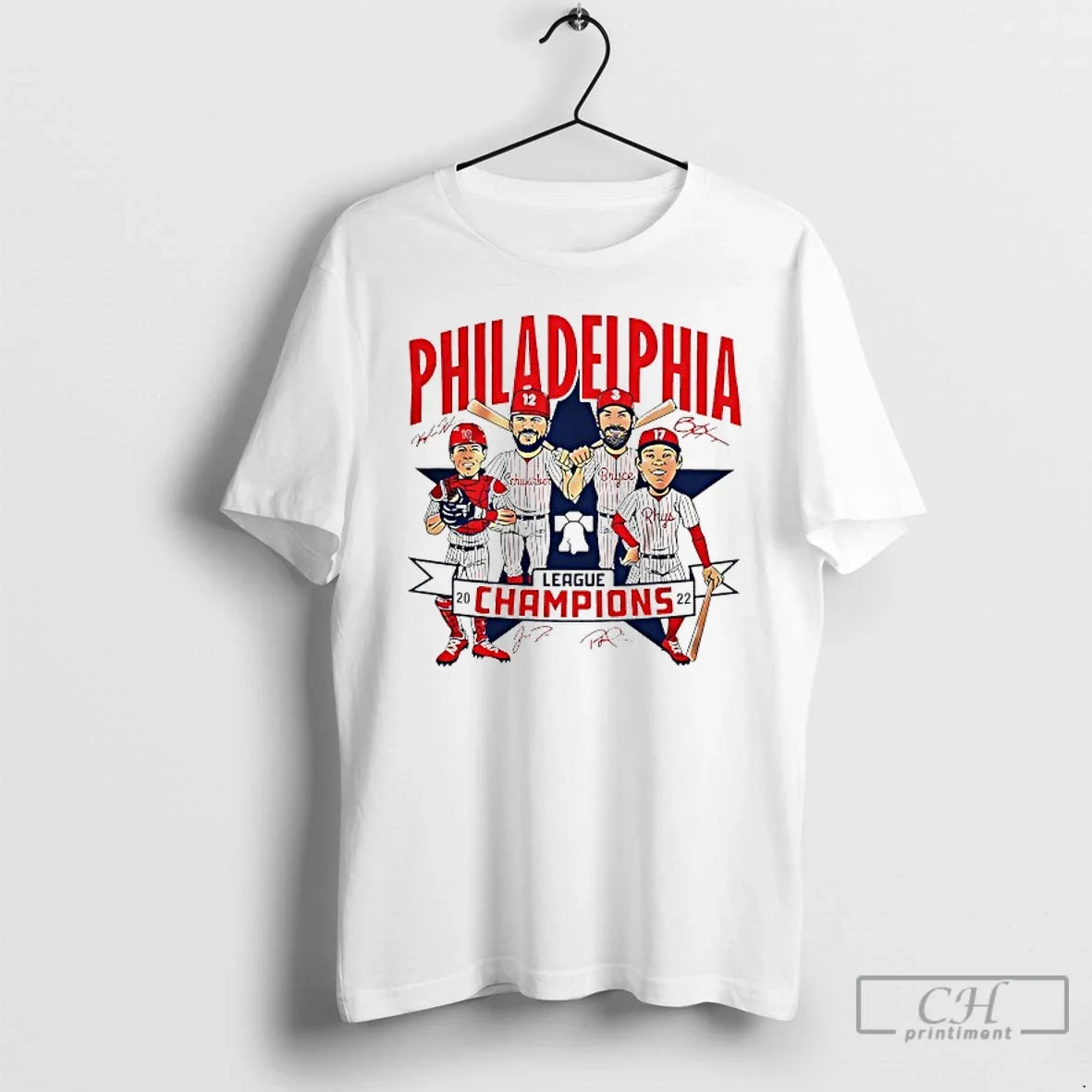Philadelphia Phillies League Champions Signatures T-Shirts, Hoodie, Sweatshirt - T-Shirt, Sweatshirt, Hoodie