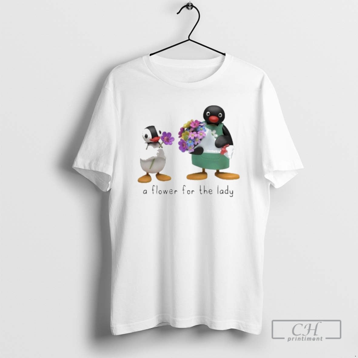 Pingu Pinga Flower Lady Shirt T-Shirts, Hoodie, Sweatshirt - T-Shirt, Sweatshirt, Hoodie
