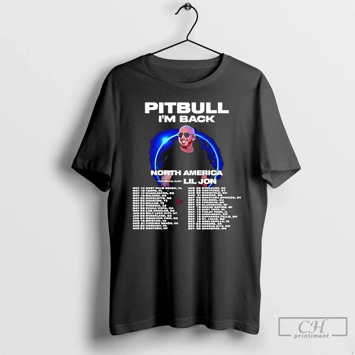 Pitbull Im Back North America Tour 2026 T-Shirts, Hoodie, Sweatshirt - T-Shirt, Sweatshirt, Hoodie