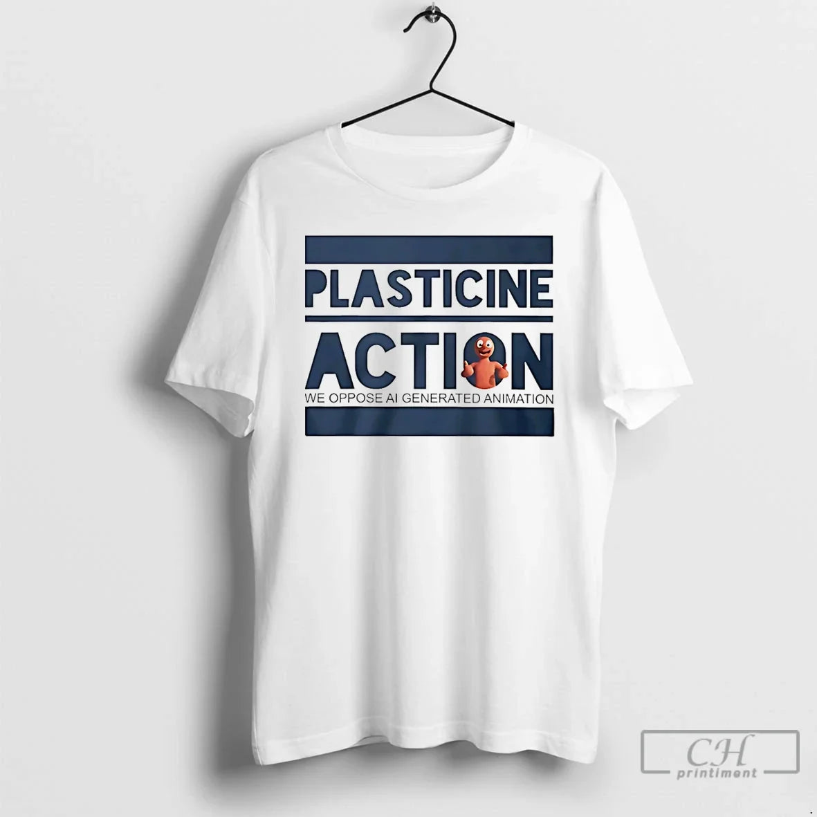Plasticine Action We Oppose Ai Generated Animation T-Shirts, Hoodie, Sweatshirt - T-Shirt, Sweatshirt, Hoodie