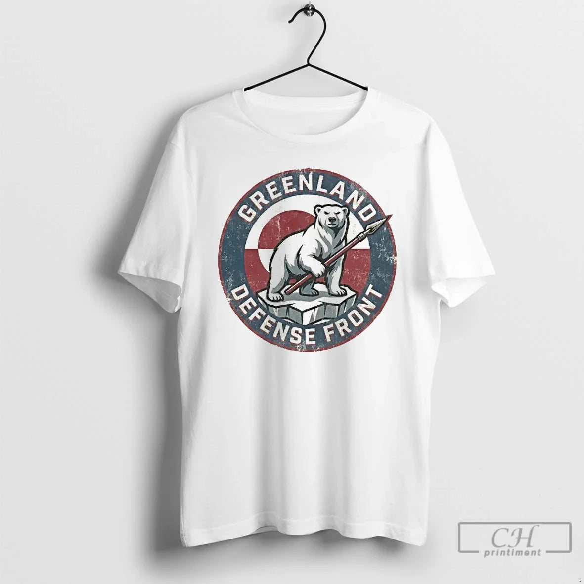 Polar Bear Greenland Defense Front Hands Off Greenland Logo T-Shirts, Hoodie, Sweatshirt - T-Shirt, Sweatshirt, Hoodie