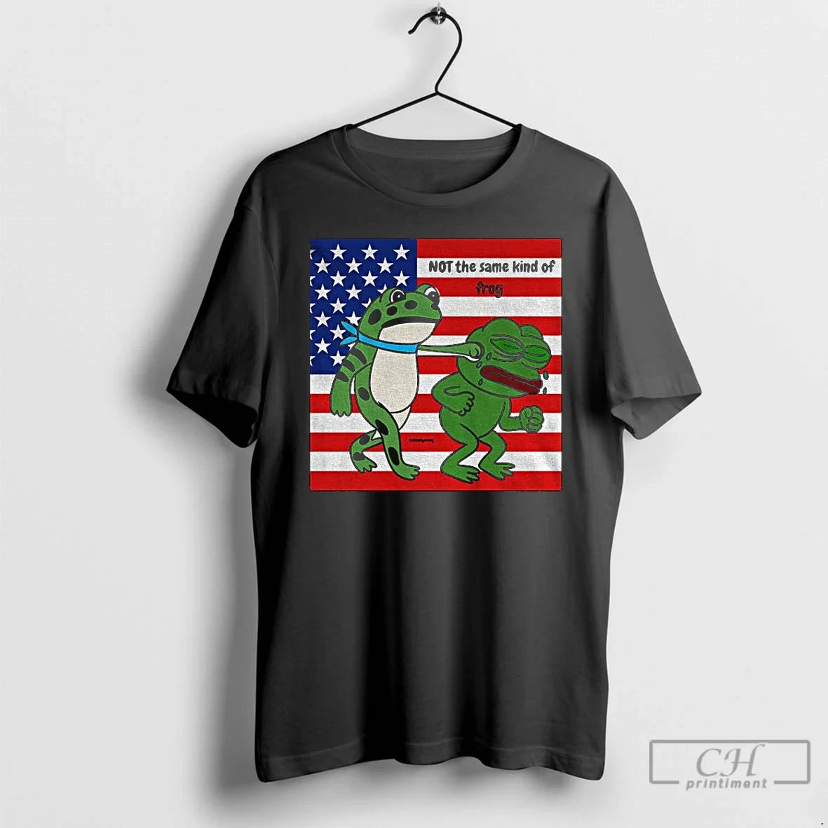 Portland Frog Punch Pepe Frog Not Same Kind Frog American Flag T-Shirts, Hoodie, Sweatshirt - T-Shirt, Sweatshirt, Hoodie