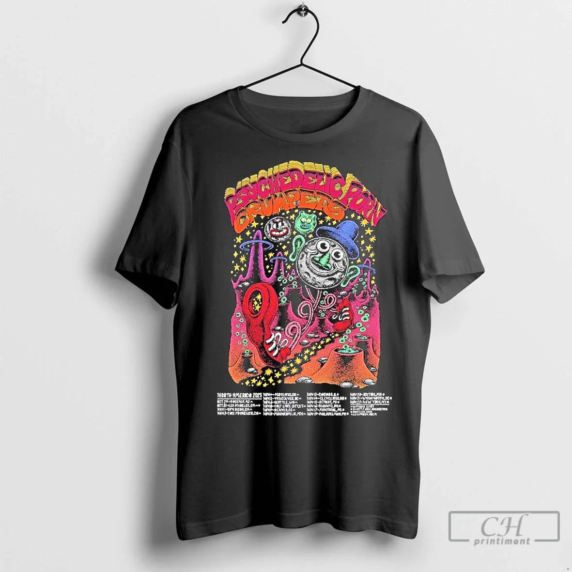 Psychedelic Porn Crumpets North America October November 2025 Tour Dates T-Shirts, Hoodie, Sweatshirt - T-Shirt, Sweatshirt, Hoodie
