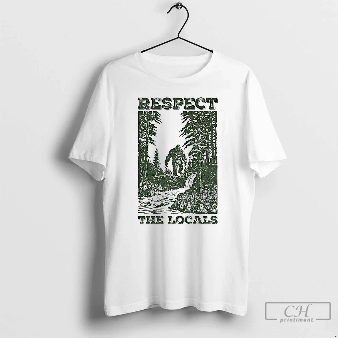 Respect Locals Big Foot Camping T-Shirts, Hoodie, Sweatshirt - T-Shirt, Sweatshirt, Hoodie