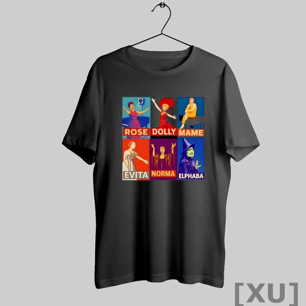 Rose Dolly Mame Evita Norma Elphaba Broadway Musical Theater Collage T-Shirts, Hoodie, Sweatshirt - T-Shirt, Sweatshirt, Hoodie