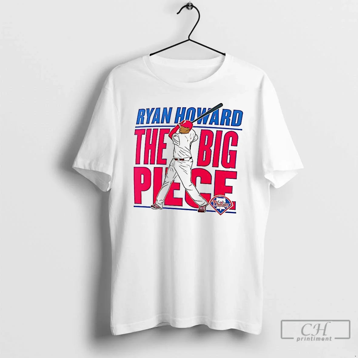 Ryan Howard Philadelphia Phillies Baseball Big Piece Player T-Shirts, Hoodie, Sweatshirt - T-Shirt, Sweatshirt, Hoodie