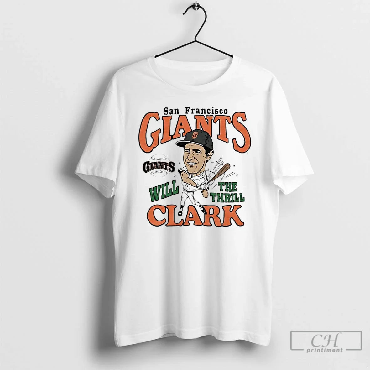 San Francisco Giants Will Clark Thrill Player Caricature T-Shirts, Hoodie, Sweatshirt - T-Shirt, Sweatshirt, Hoodie