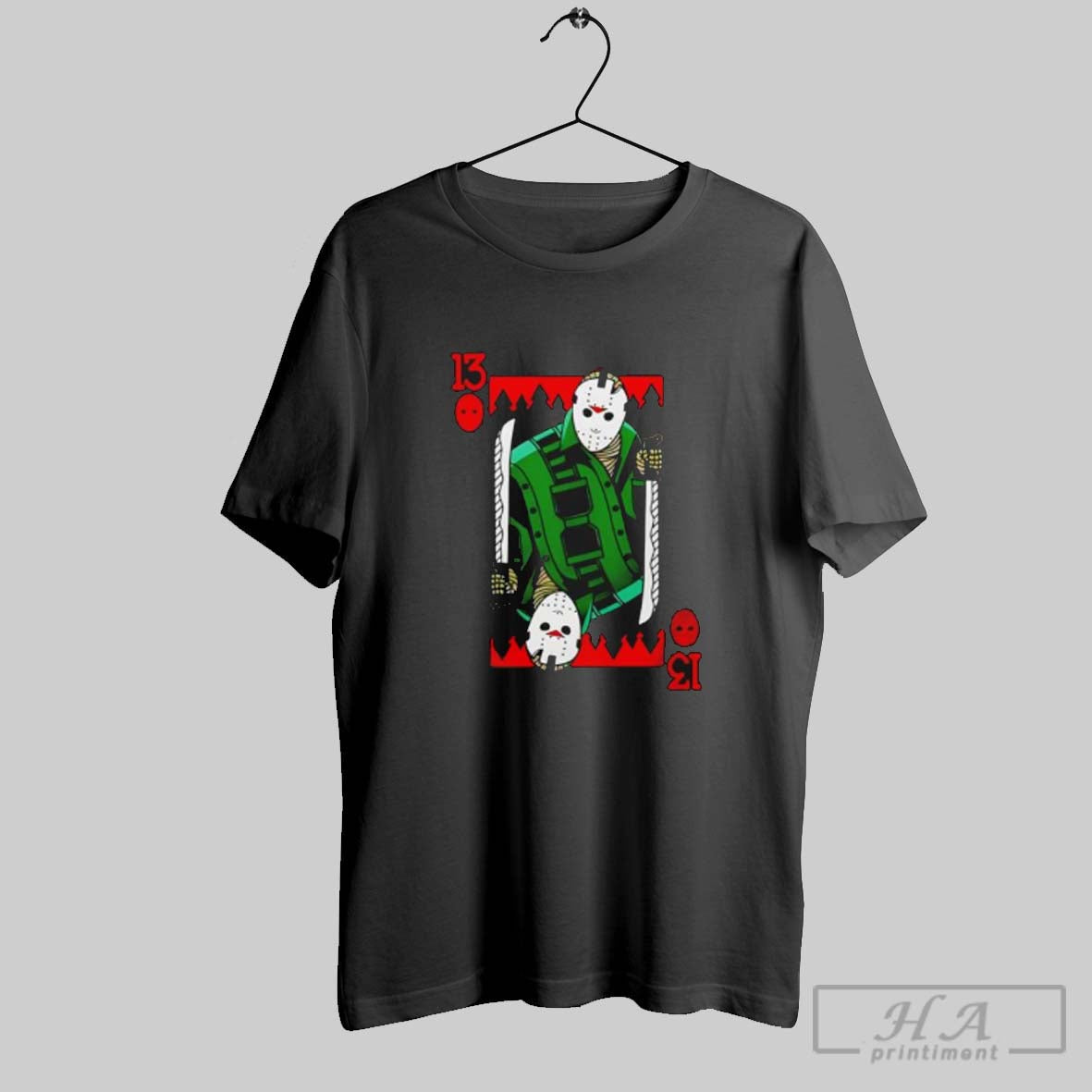 Scary Jason 13 Voorhees Friday 13th Horror Card T-Shirts, Hoodie, Sweatshirt - T-Shirt, Sweatshirt, Hoodie