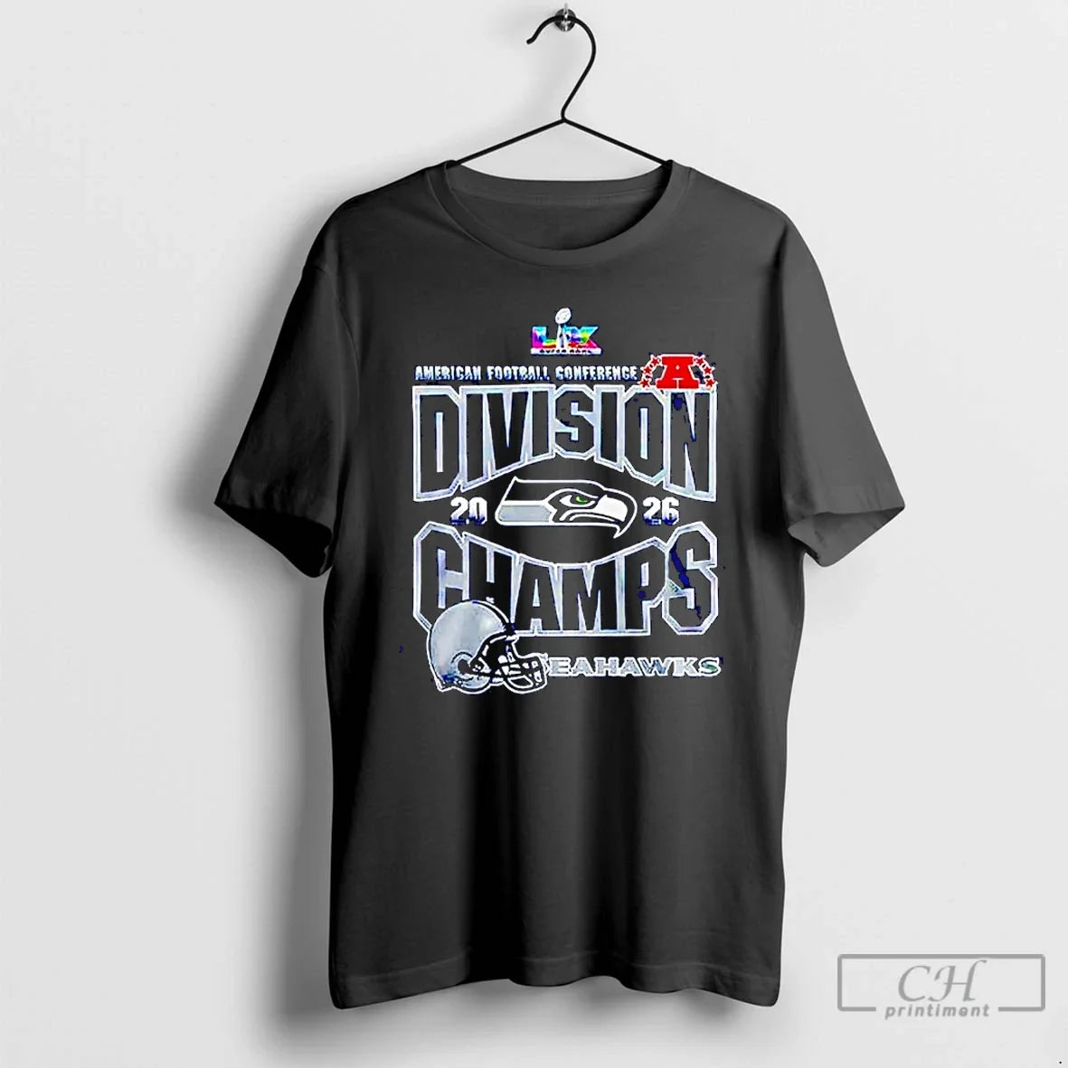 Seahawks Afc Division Champions Locker Room 2026 T-Shirts, Hoodie, Sweatshirt - T-Shirt, Sweatshirt, Hoodie