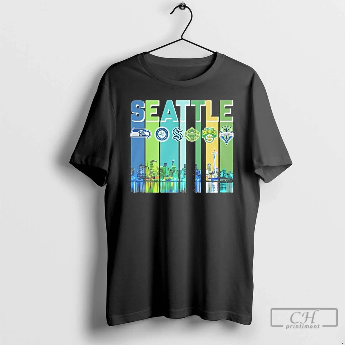 Seattle Logo City Vintage T-Shirts, Hoodie, Sweatshirt - T-Shirt, Sweatshirt, Hoodie