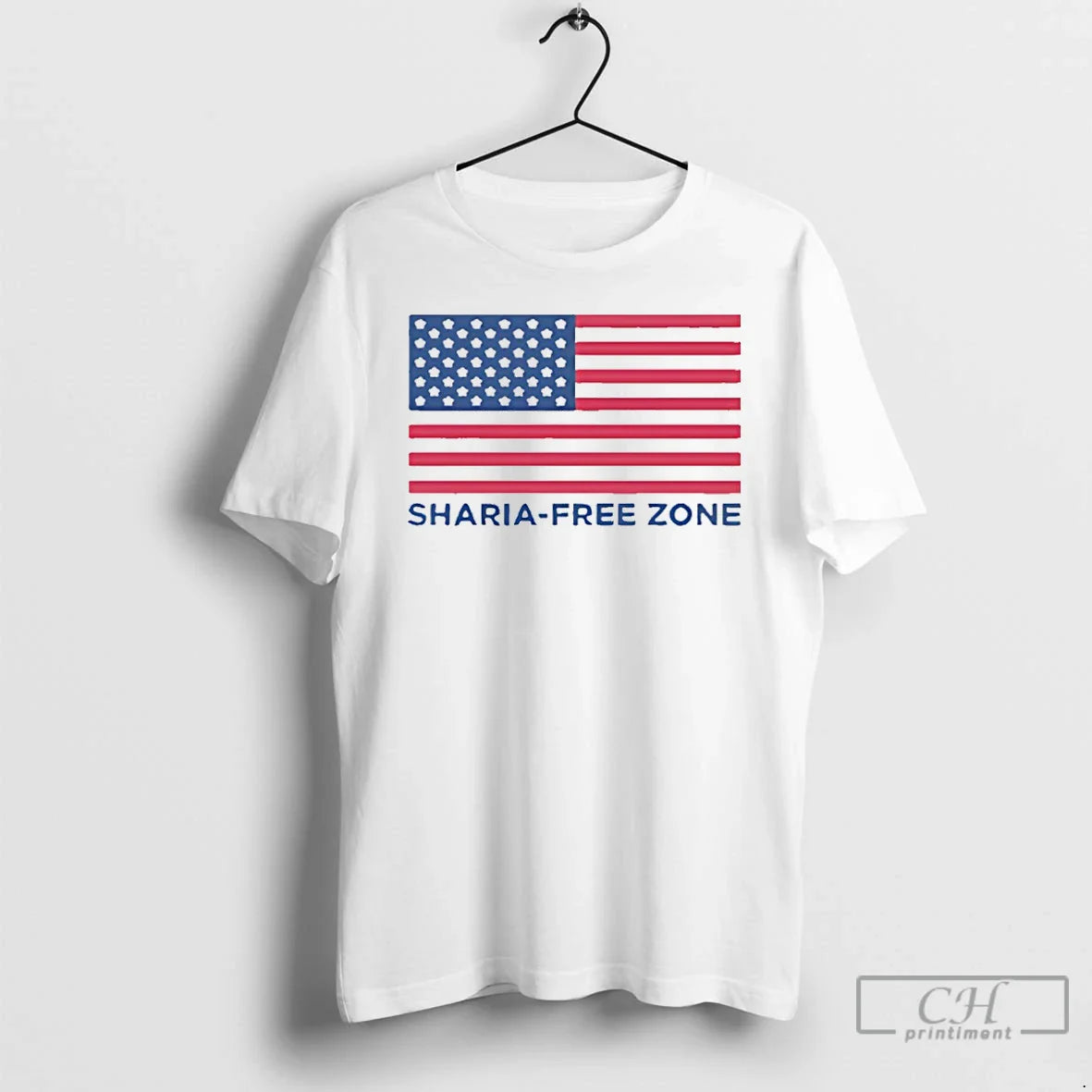 Sharia Free Zone American Flag T-Shirts, Hoodie, Sweatshirt - T-Shirt, Sweatshirt, Hoodie