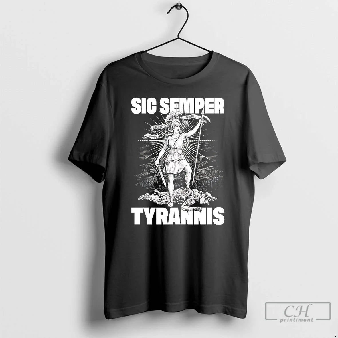 Sic Semper Tyrannis Aequitas Libertas Unitas T-Shirts, Hoodie, Sweatshirt - T-Shirt, Sweatshirt, Hoodie