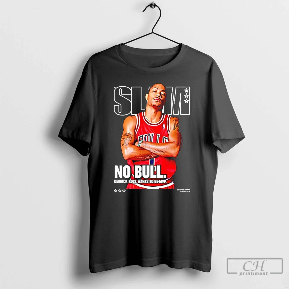 Slam Legend No Bull Derrick Rose Wants Be Mvp 2026 Chicago Bulls T-Shirts, Hoodie, Sweatshirt - T-Shirt, Sweatshirt, Hoodie