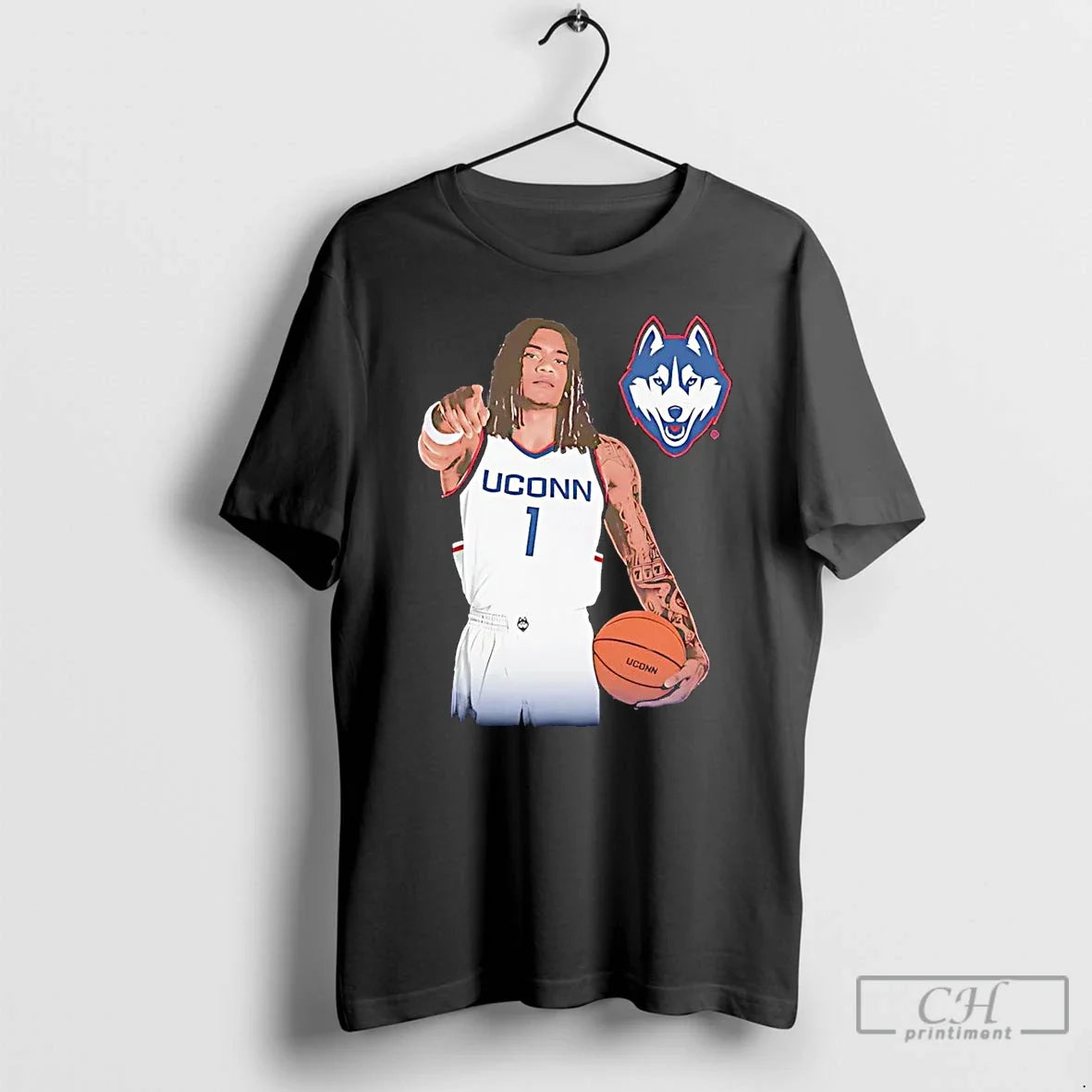 Solo Ball Portrait Uconn Huskies T-Shirts, Hoodie, Sweatshirt - T-Shirt, Sweatshirt, Hoodie