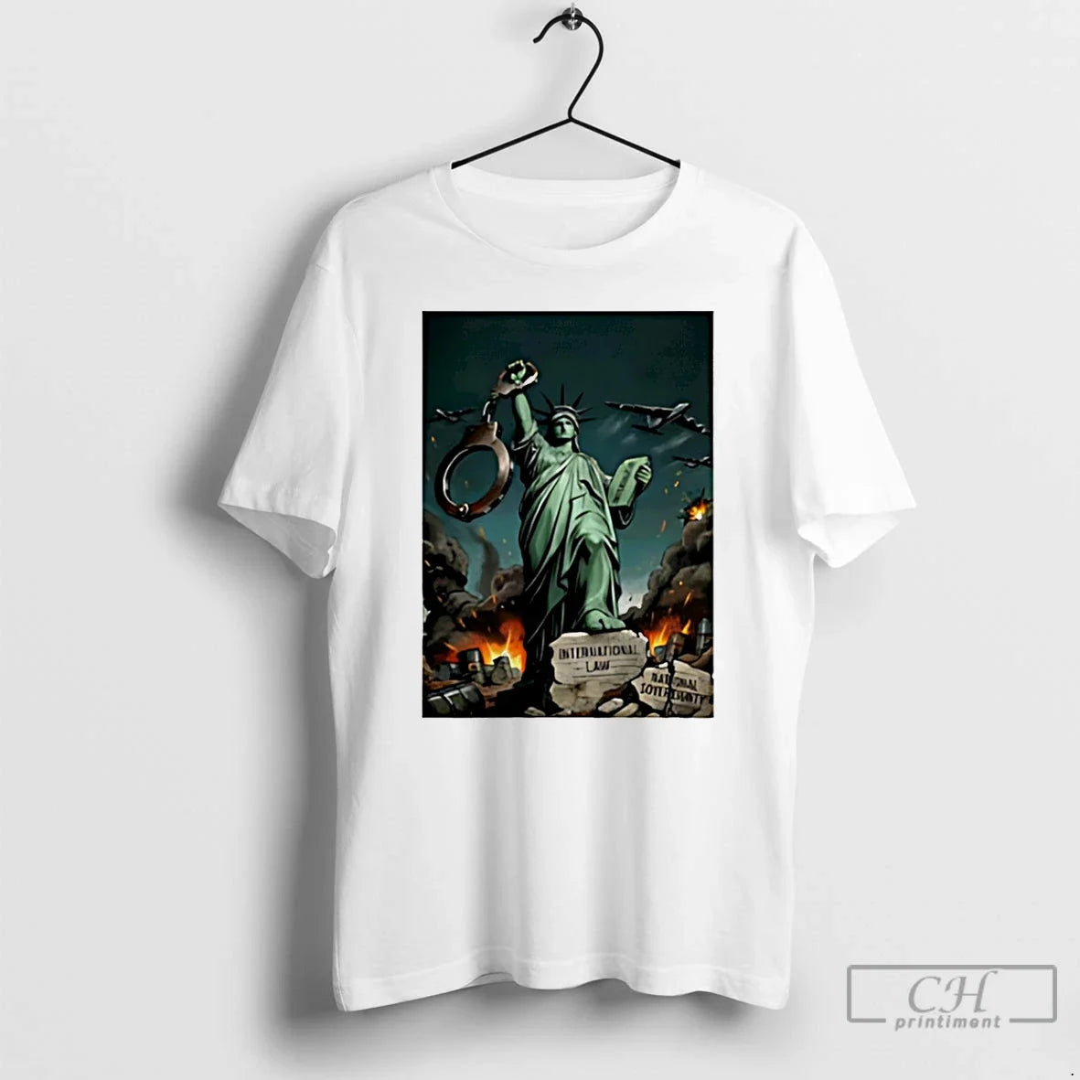 Statue Liberty Imperialism International Law National Sovereignty T-Shirts, Hoodie, Sweatshirt - T-Shirt, Sweatshirt, Hoodie