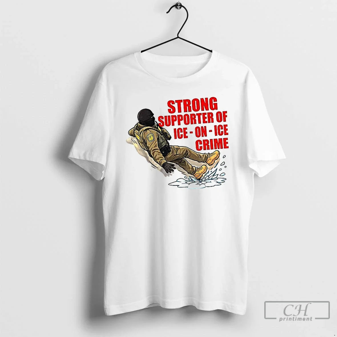 Strong Supporter Ice Ice Crime Anti Ice Snow Slip T-Shirts, Hoodie, Sweatshirt - T-Shirt, Sweatshirt, Hoodie