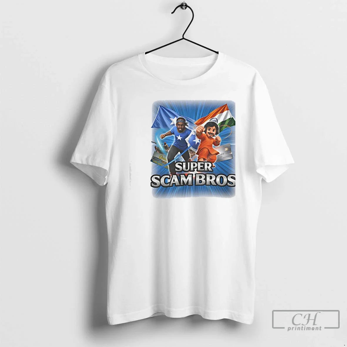 Super Scam Bros Flag T-Shirts, Hoodie, Sweatshirt - T-Shirt, Sweatshirt, Hoodie