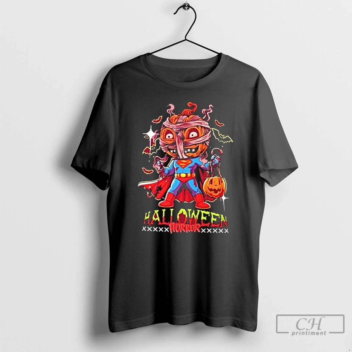 Superman Pumpkin Parody Halloween Horror T-Shirts, Hoodie, Sweatshirt - T-Shirt, Sweatshirt, Hoodie