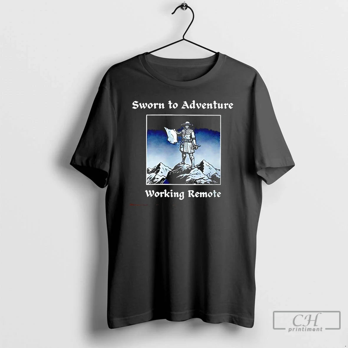 Sworn Adventure Working Remote T-Shirts, Hoodie, Sweatshirt - T-Shirt, Sweatshirt, Hoodie