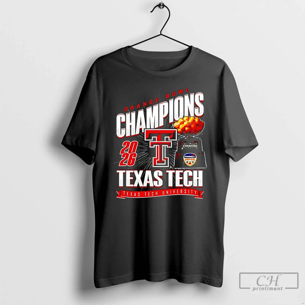 Texas Tech Football 2026 Orange Bowl Champions Classic T-Shirts, Hoodie, Sweatshirt - T-Shirt, Sweatshirt, Hoodie