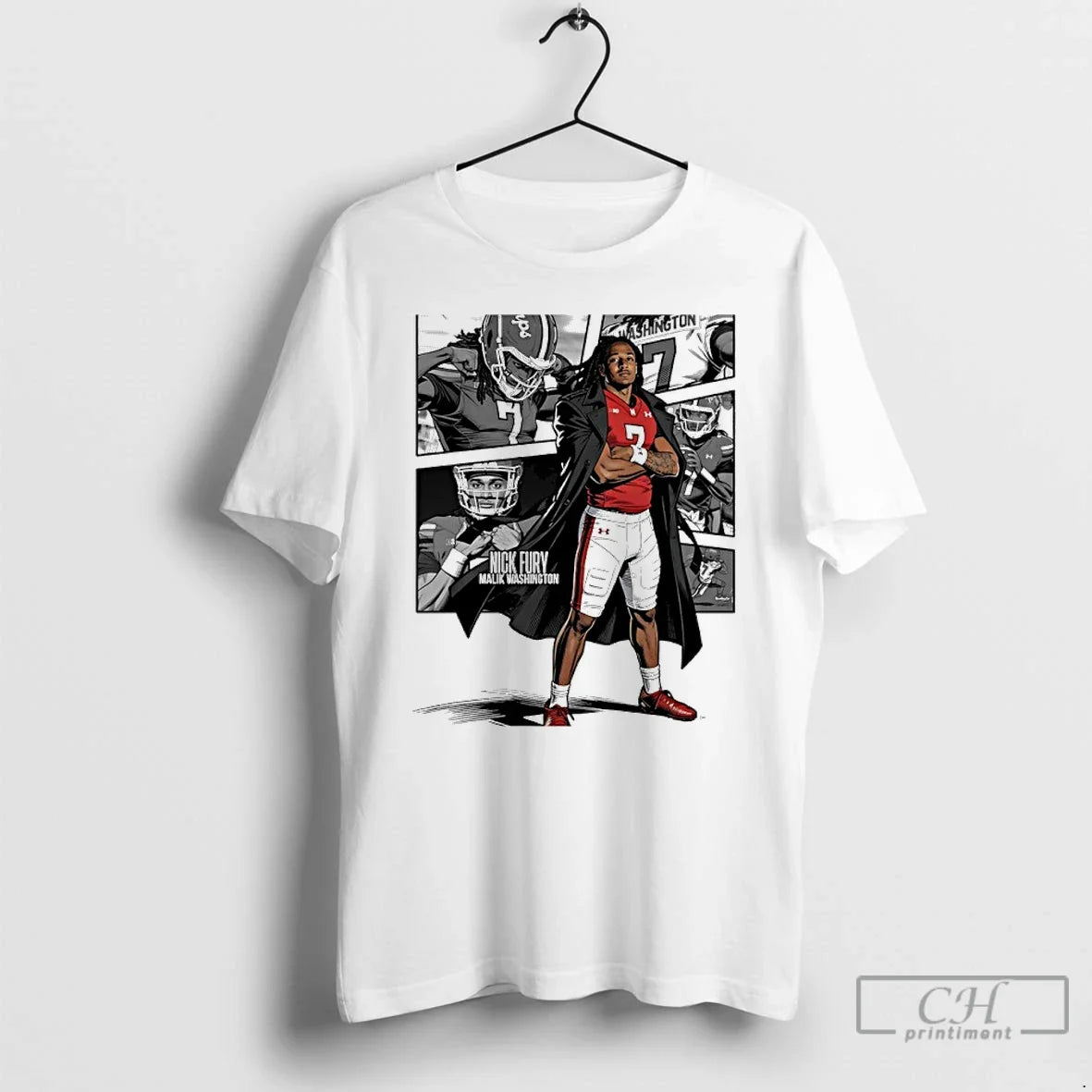 Avengers Nick Fury Malik Washington Maryland Terrapins Football T-Shirts, Hoodie, Sweatshirt - T-Shirt, Sweatshirt, Hoodie