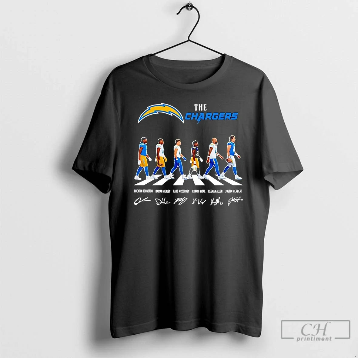Los Angeles Chargers Cross Street Signatures 2026 T-Shirts, Hoodie, Sweatshirt - T-Shirt, Sweatshirt, Hoodie