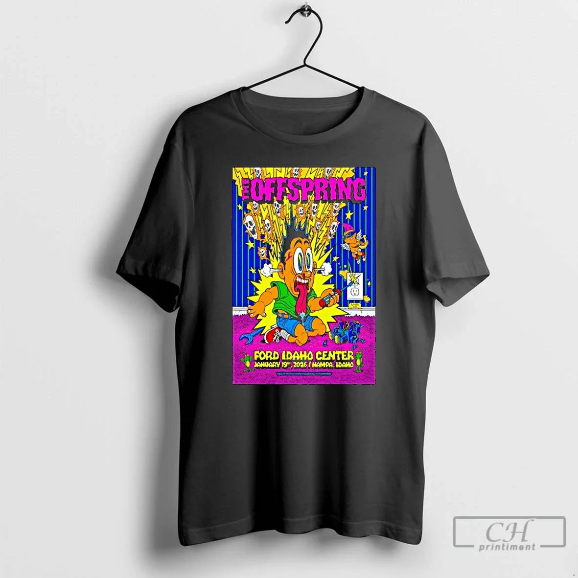 Offspring Jan 19 2026 Nampa Id Tour T-Shirts, Hoodie, Sweatshirt - T-Shirt, Sweatshirt, Hoodie