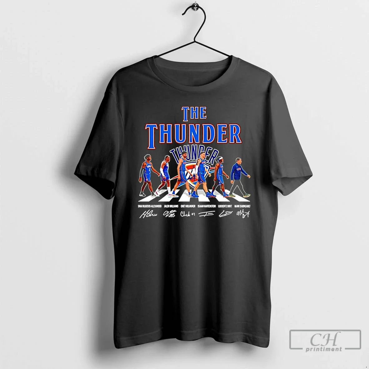 Oklahoma Thunder Cross Street Signatures 2026 T-Shirts, Hoodie, Sweatshirt - T-Shirt, Sweatshirt, Hoodie