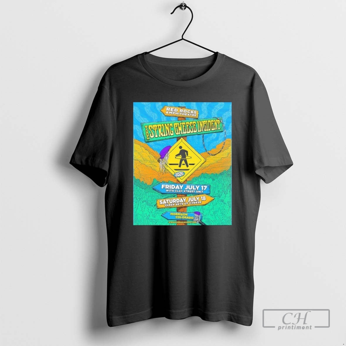String Cheese Incident Live Red Rocks Amphitheatre Morrison Colorado July T-Shirts, Hoodie, Sweatshirt - T-Shirt, Sweatshirt, Hoodie