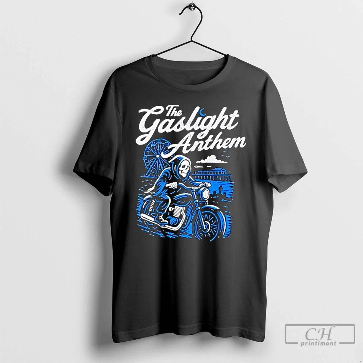 Gaslight Anthem Grim Reaper Motorcycle T-Shirts, Hoodie, Sweatshirt - T-Shirt, Sweatshirt, Hoodie