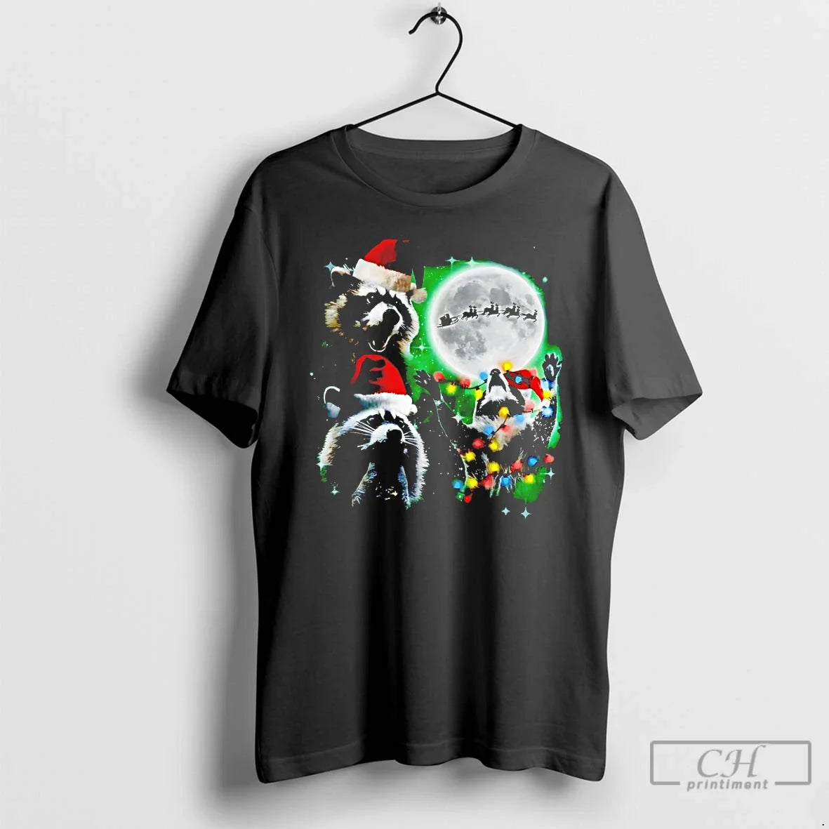 Three Raccoons Moon T-Shirts, Hoodie, Sweatshirt - T-Shirt, Sweatshirt, Hoodie