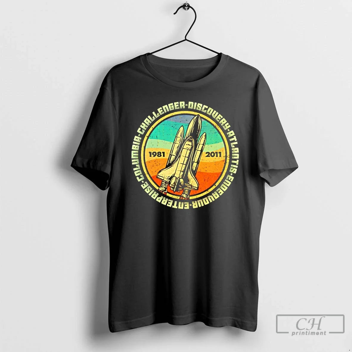 Through Hardship Stars Enterprise Columbia Challenger 1981 2011 Vintage T-Shirts, Hoodie, Sweatshirt - T-Shirt, Sweatshirt, Hoodie