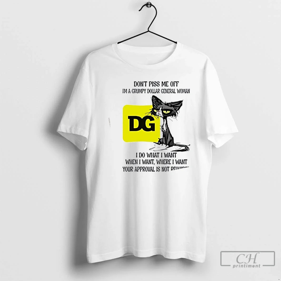 Tired Cat Dont Piss Me Off Im Grumpy Dollar General Woman I Do T-Shirts, Hoodie, Sweatshirt - T-Shirt, Sweatshirt, Hoodie