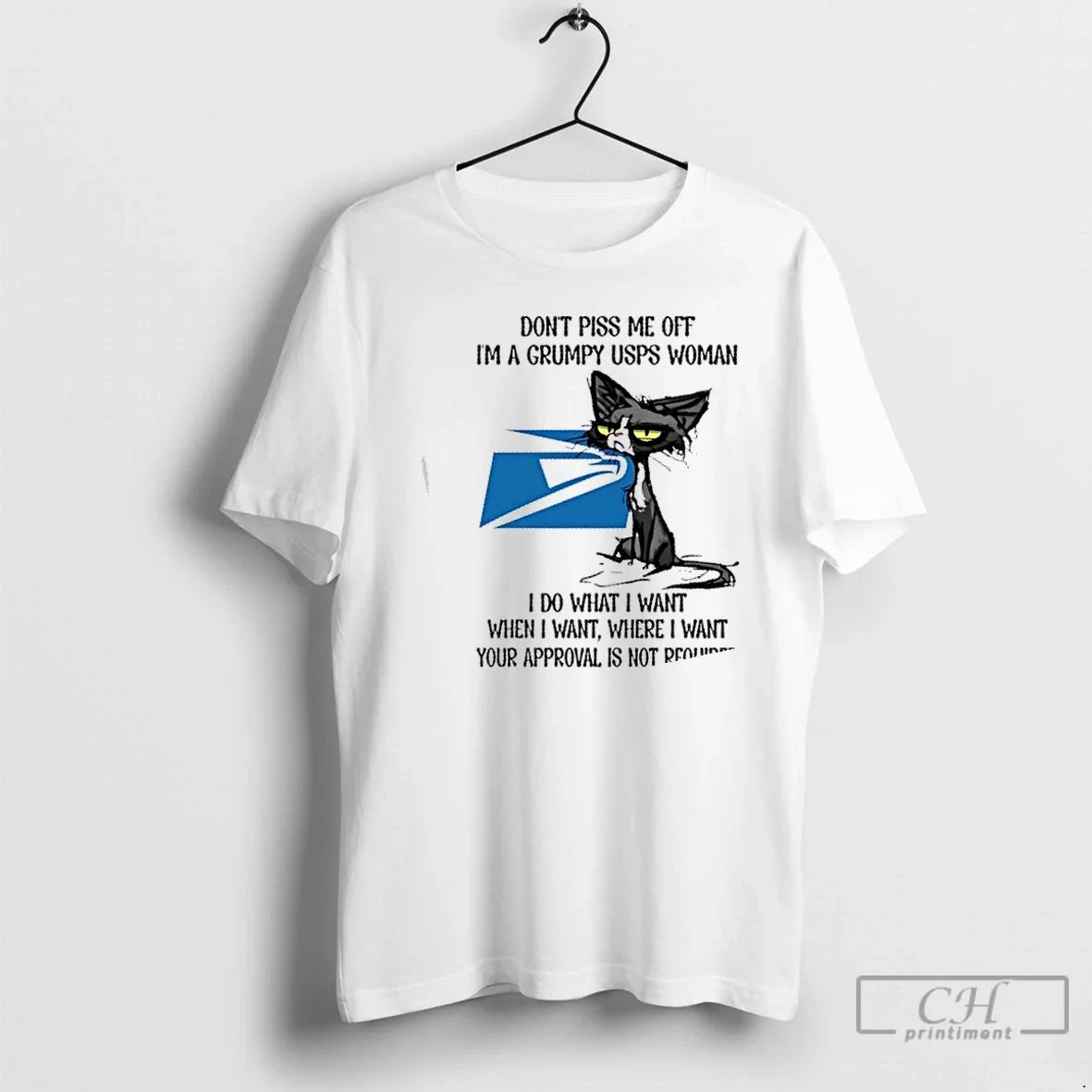 Tired Cat Dont Piss Me Off Im Grumpy Usps Woman I Do What T-Shirts, Hoodie, Sweatshirt - T-Shirt, Sweatshirt, Hoodie