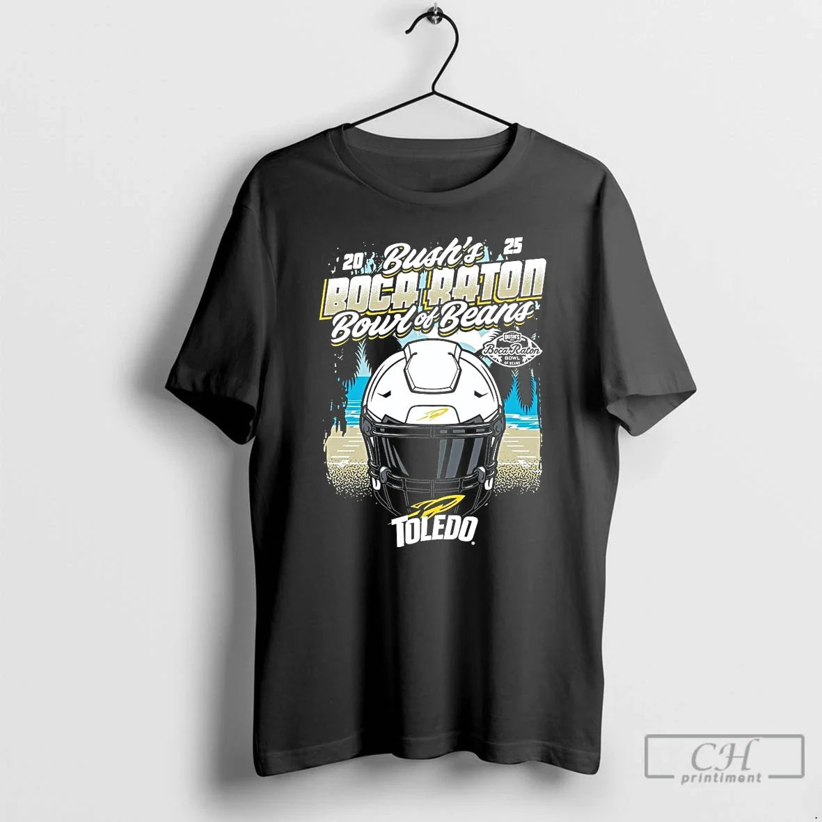 Toledo Rockets 2025 Boca Raton Bowl Helmet T-Shirts, Hoodie, Sweatshirt - T-Shirt, Sweatshirt, Hoodie