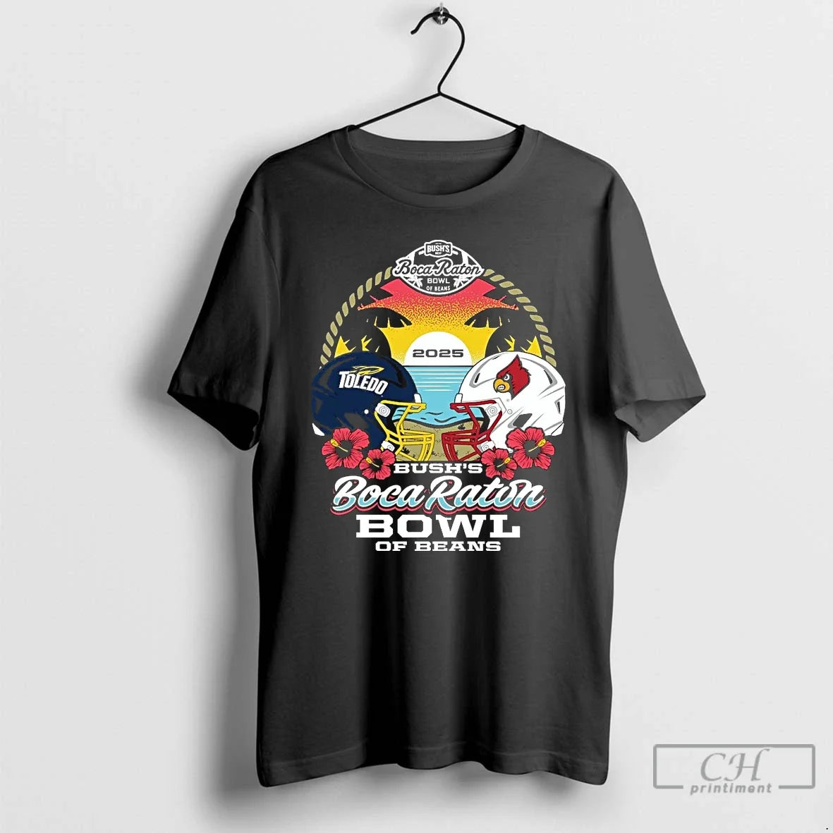 Toledo Rockets Vs Louisville Cardinals 2025 Boca Raton Bowl Head Head T-Shirts, Hoodie, Sweatshirt - T-Shirt, Sweatshirt, Hoodie