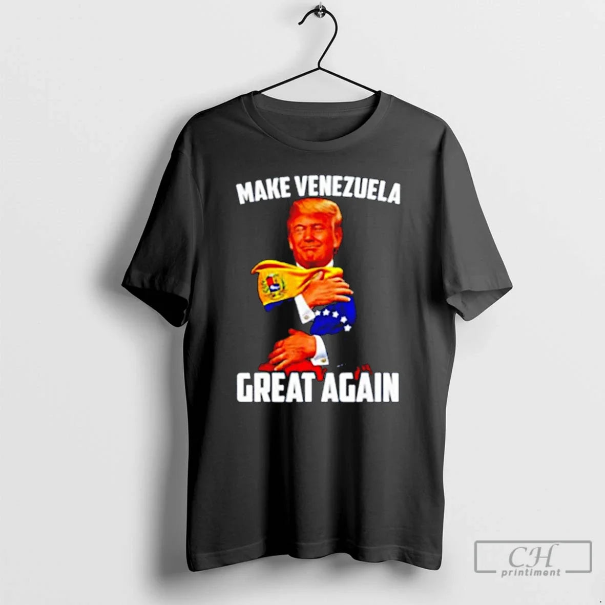 Trump Make Venezuela Great Again Venezuela Flag Caricature T-Shirts, Hoodie, Sweatshirt - T-Shirt, Sweatshirt, Hoodie