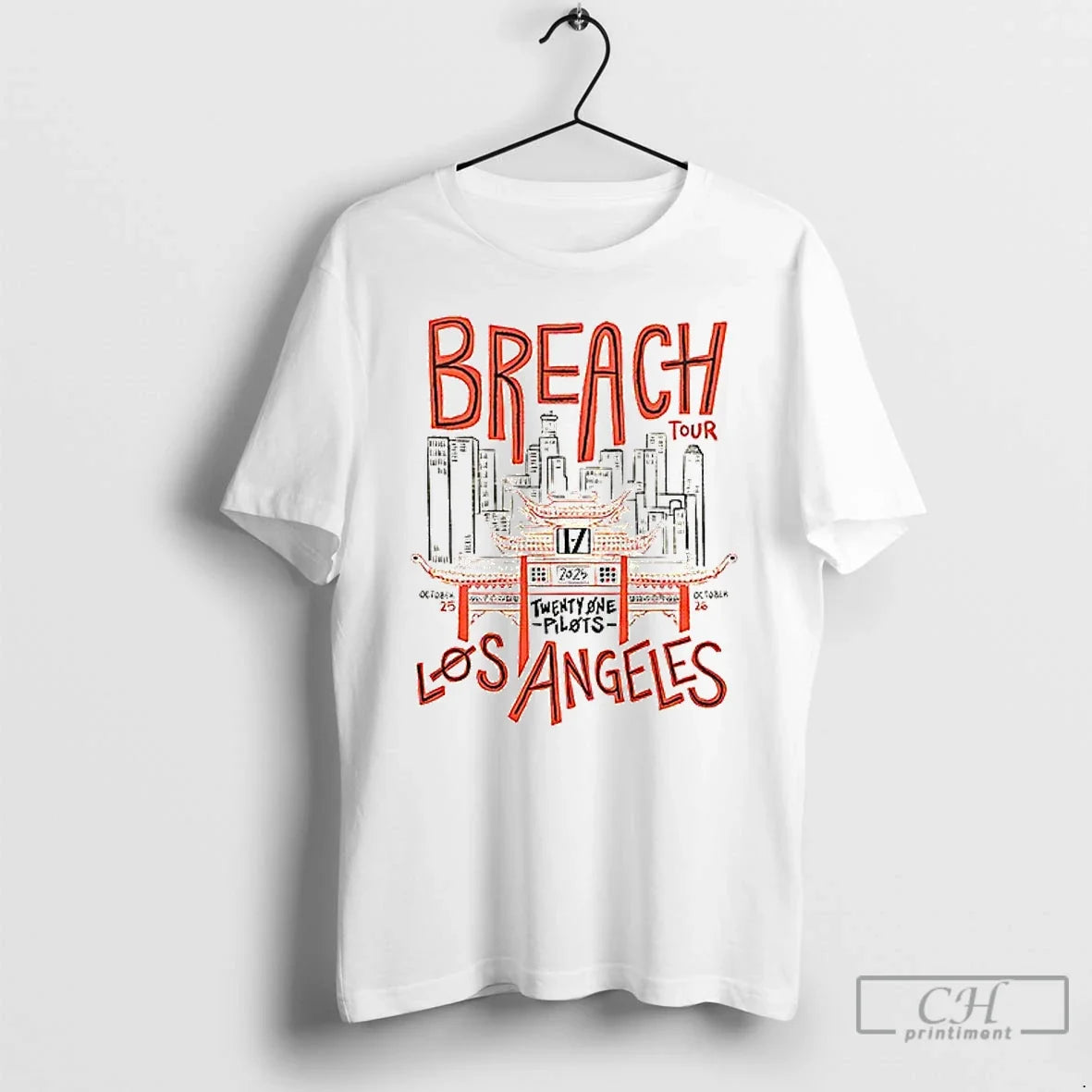 Twenty One Pilots Breach Tour Los Angeles 2025 Ceramic Ceramic Classic Dad Cap T-Shirts, Hoodie, Sweatshirt - T-Shirt, Sweatshirt, Hoodie