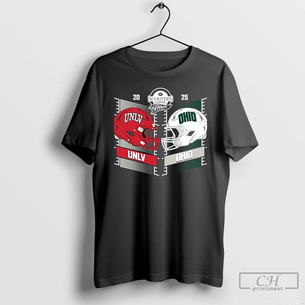 Unlv Rebels Vs Ohio Bobcats 2025 Frisco Bowl Head Head T-Shirts, Hoodie, Sweatshirt - T-Shirt, Sweatshirt, Hoodie