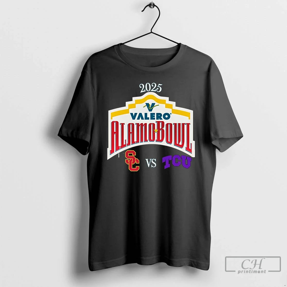 Usc Trojans Vs Tcu Horned Frogs 2025 Alamo Bowl T-Shirts, Hoodie, Sweatshirt - T-Shirt, Sweatshirt, Hoodie