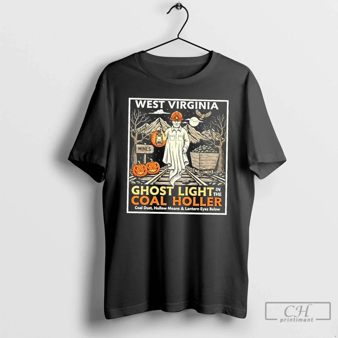 West Virginia Ghost Light Coal Holler Halloween T-Shirts, Hoodie, Sweatshirt - T-Shirt, Sweatshirt, Hoodie