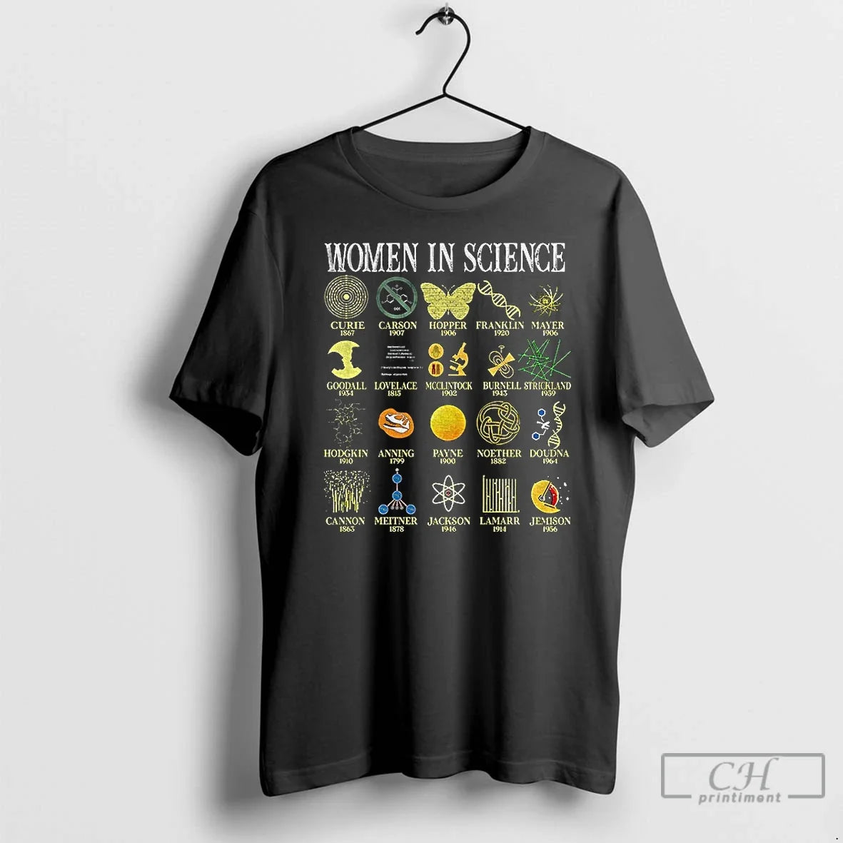 Woman Science Curie Carson Hopper Franklin Mayer Goodall Lovelace Mcclintock T-Shirts, Hoodie, Sweatshirt - T-Shirt, Sweatshirt, Hoodie