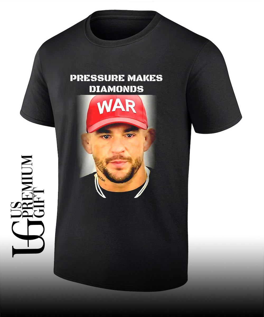 Pressure Makes Diamonds Dustin Poirier Mugshot shirt Unisex T-shirt, Sweatshirt, Hoodie, Long Sleeve Tee - T-Shirt, Sweatshirt, Hoodie